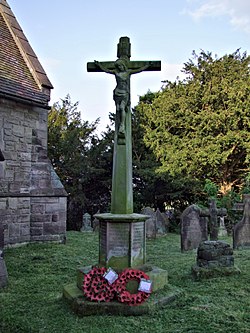 Hollington, War Memorial, Staffordshire.JPG