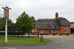 The Three Horseshoes Public House and pub sign - geograph.org.uk - 460390.jpg
