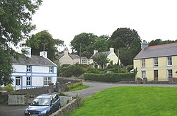 Houses near the crossroads at Talwrn - geograph.org.uk - 515888.jpg