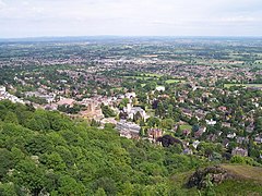 Great Malvern from the Hills - geograph.org.uk - 180560.jpg