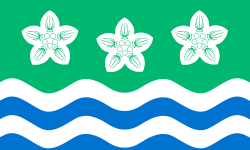Flag of Cumberland, United Kingdom.svg