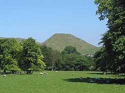 Fields by Ilam Church and Thorpe Cloud - geograph.org.uk - 24525.jpg