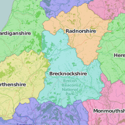 Wikishire Map – British Counties Campaign