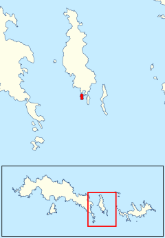 Christoffersen Island south of Powell Island