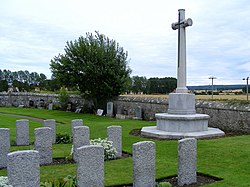 War Memorial at Kinloss Abbey - geograph.org.uk - 1513485.jpg