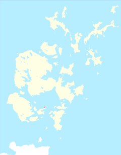 Calf of Flotta shown within Orkney