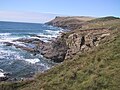 View of Pentire Point taken from Polzeath