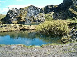 Flooded slate quarry at the north end of the Isle of Luing. - geograph.org.uk - 168987.jpg