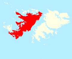 West Falkland in red