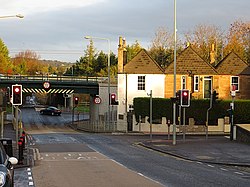 Pumpherston Road, Uphall Station (geograph 3728027).jpg