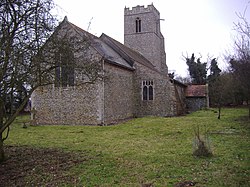 Saint Peter's church North Barningham, Norfolk, 15 February 2009 (2).JPG