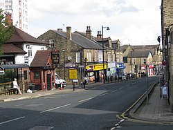 Town street middle, Farsley 1 September 2017.jpg