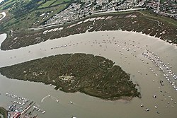 Cindery Island- aerial 2018 - geograph 5967496.jpg