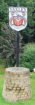 Yaxley village sign