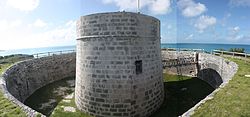 Montage of the Martello Tower at Ferry Reach, on St. George's Island, Bermuda in October, 2011.jpg