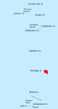 Location of Montagu Island