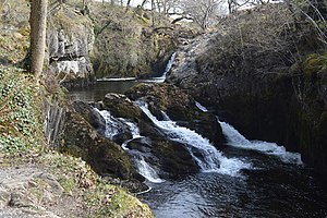 Beezley Falls in Baxenghyll Gorge, Yorkshire - geograph-4728504.jpg