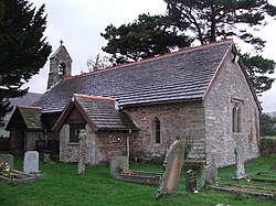 Church of St Beuno and St Peter, Llanveynoe (Geograph 713232 by Andrew Lewis).jpg