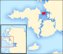 Inishbiggle in inset with Achill - County Mayo.svg