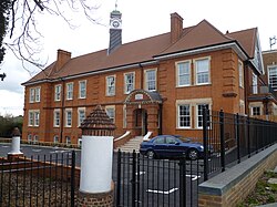 Prytaneum Court, former Southgate Town Hall, 251 Green Lanes, London.JPG