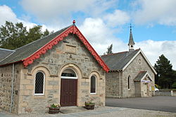 216 The village hall (l) and church (r).jpg