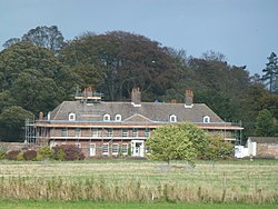 Building work at Anmer Hall, Norfolk (geograph 3720582).jpg