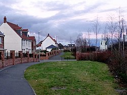 Site of an old footpath, incorporated into the street layout - geograph.org.uk - 1094594.jpg
