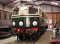 Class 26, no. D5301 inside the shed at Haverthwaite on 31 March 2005. This was one of the final locomotives of its type in traffic, being withdrawn in late 1993.