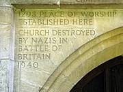 Inscription on Heydon Church