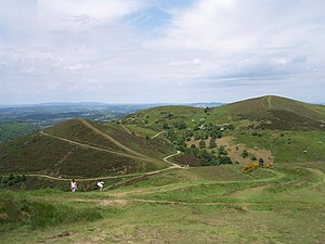 Sugarloaf Hill (with Table Hill and North Hill) - geograph.org.uk - 180685.jpg