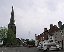 Belton, Leicestershire - Street and church.jpg