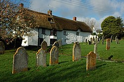 Thatched cottage, Zeal Monachorum - geograph.org.uk - 1582865.jpg