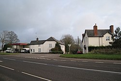 Houses and businesses by the A38, Appledore - geograph.org.uk - 1626202.jpg
