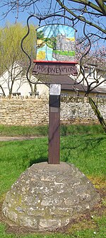 Woodnewton village sign