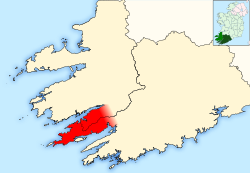 Beara Peninsula location in Cork and Kerry.svg