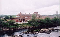 River Mourne, with Industrial Centre in background, Victoria Bridge. - geograph.org.uk - 131289.jpg
