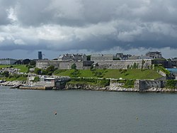 The Royal Citadel, Plymouth from Mount Batten.jpg