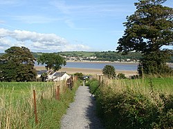 Footpath down to the river, Llansteffan - geograph.org.uk - 1432669.jpg