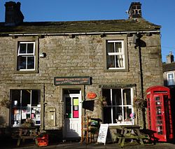 Hebden Post Office with gold postbox.jpg