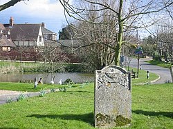 Upton village and pond from the churchyard - geograph.org.uk - 370720.jpg