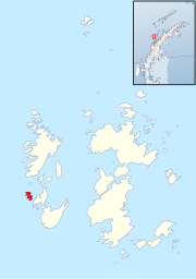 Location of the Theta Islands