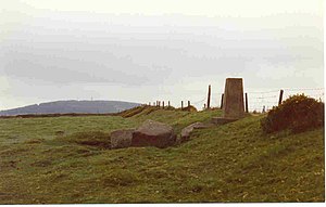 Trig point at summit of Cupidstown Hill - geograph.org.uk - 223982.jpg