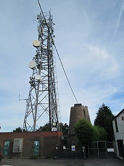Windmill and telecommunications tower, Werrington 1.jpg