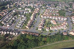 Estate Housing, Tibshelf - Aerial Photo - geograph.org.uk - 150051.jpg