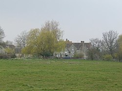 Field and willows, Gaunt's Earthcott - geograph.org.uk - 489732.jpg