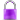 a purple padlock