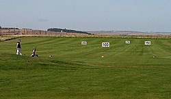 The practice area at Goswick Golf Course - geograph.org.uk - 1513465.jpg