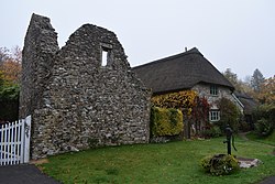 Dunkeswell Abbey Gatehouse ruins and Cottage.jpg