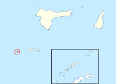 Location of Eadie Island in the Elephant group