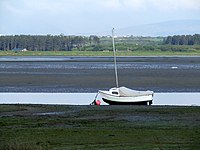 The Cefni on the sands